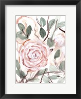 Framed Farmhouse Bush Coral Pink II