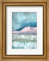 Framed Blush Pink Mountainscape I