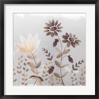 Soft Nature Cream I Framed Print