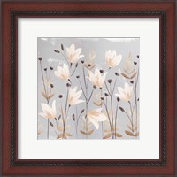 Framed 'Soft Nature Cream III' border=