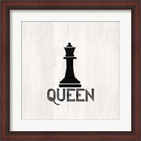 Framed Chess Piece II-Queen