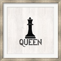 Framed Chess Piece II-Queen