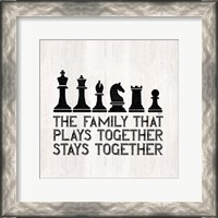 Framed Chess Sentiment II-Family