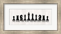 Framed Chess Sentiment Panel-Family