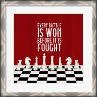 Framed Rather be Playing Chess Red I-Every Battle
