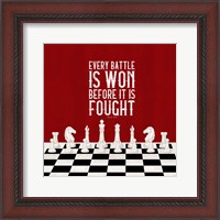 Framed Rather be Playing Chess Red I-Every Battle