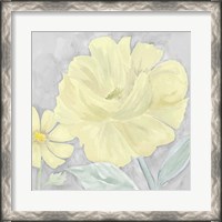 Framed Peaceful Repose Gray & Yellow IV
