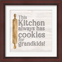 Framed 'Grandparent Life VI-Cookies' border=