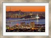 Framed Bay Bridge from Berkeley