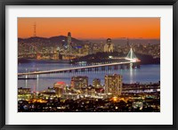 Framed Bay Bridge from Berkeley