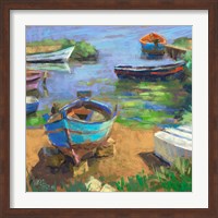 Framed Fishing Boats in Marsala