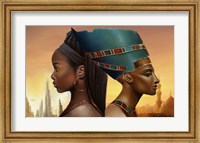 Framed Past and Future Queens