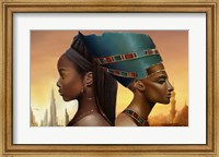 Framed Past and Future Queens