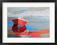 Framed Red Boat Rhythm
