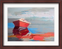 Framed Red Boat Rhythm
