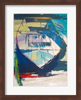 Framed Red Green Skiff