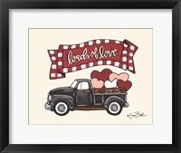 Framed Loads of Love Truck