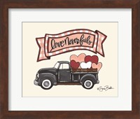 Framed Love Never Fails Truck