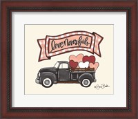 Framed Love Never Fails Truck