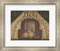 Framed Pears & Crocks