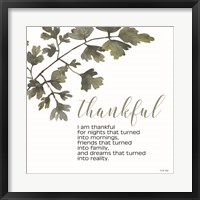 Framed Thankful