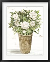 Framed Peony Basket