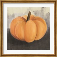Framed Orange Rustic Pumpkin