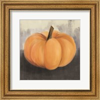 Framed Orange Rustic Pumpkin