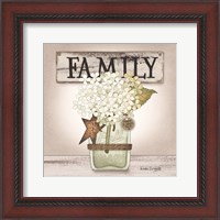 Framed Hydrangea in Jar