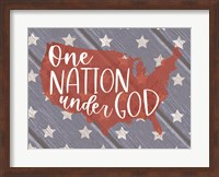 Framed One Nation Under God