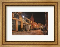Framed Nighttime City Street 2