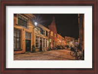 Framed Nighttime City Street 2