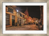 Framed Nighttime City Street 2