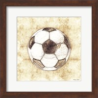 Framed Soccer Sketch