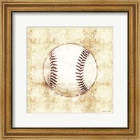 Framed Baseball Sketch