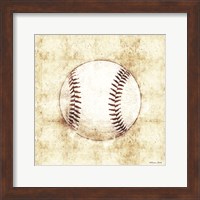 Framed Baseball Sketch