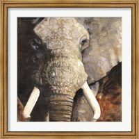 Framed Mandala Elephant