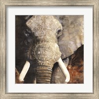 Framed Mandala Elephant