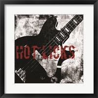 Framed 'Hot Licks Guitar' border=