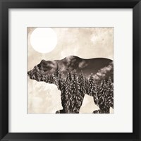 Framed 'Going Wild Bear' border=