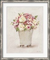 Framed Parlor Roses I Light