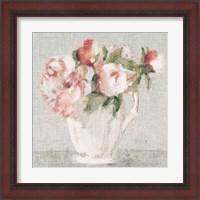 Framed 'Cottage Bouquet III Light' border=