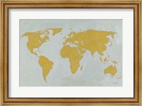 Framed Golden World