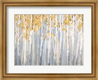 Framed Golden Birches