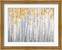 Framed Golden Birches