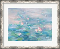 Framed Sunrise Waterlilies