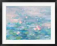 Framed Sunrise Waterlilies