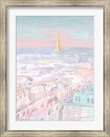 Framed Pastel Paris VI