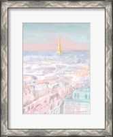 Framed Pastel Paris VI