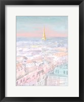 Pastel Paris VI Framed Print